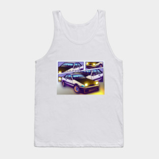 Toyota AE86 Neon Vintage Tank Top