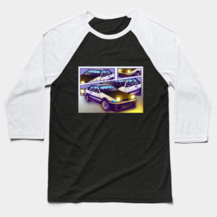 Toyota AE86 Neon Vintage Baseball T-Shirt