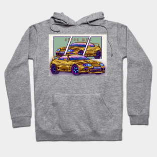 Toyota Supra mk4 Car Retro Hoodie