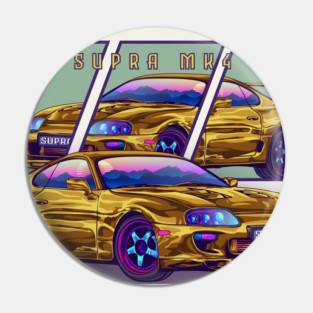 Toyota Supra mk4 Car Retro Pin