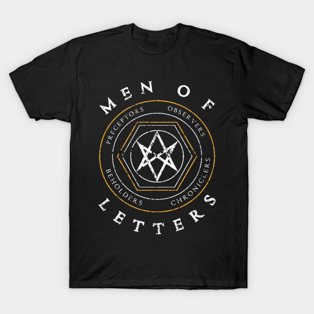 Men Of Letters SPN Supernatural T-Shirt TeePublic