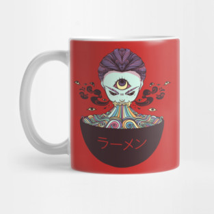 Magic Rainbow Ramen Noodle Anime Art Mug