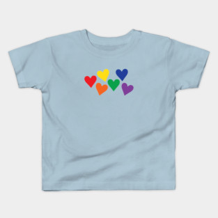 Hearts Pride Kids T-Shirt