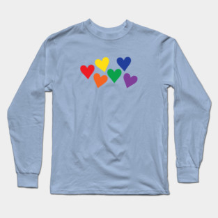 Hearts Pride Long Sleeve T-Shirt