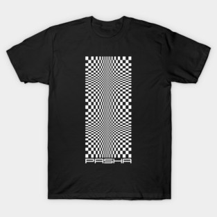 The iconic sportscar op-art fabric pattern (in white) T-Shirt
