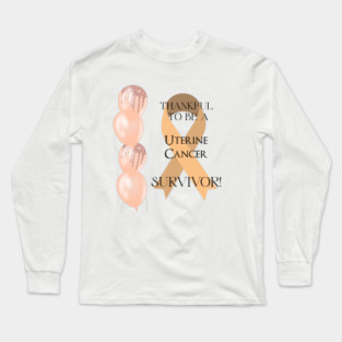 Uterine Cancer Survivor Support Long Sleeve T-Shirt
