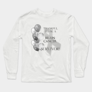 Brain Cancer Survivor Support Long Sleeve T-Shirt