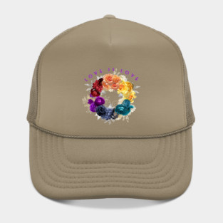 Love is Love - Rainbow wreath - LGBTQ Hat