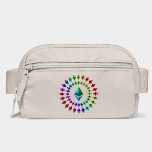 Ethereum – Circle Small Logo – Rainbow Bag