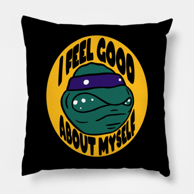 TMNT Self Affirmation Pillow by The Adult Nerd