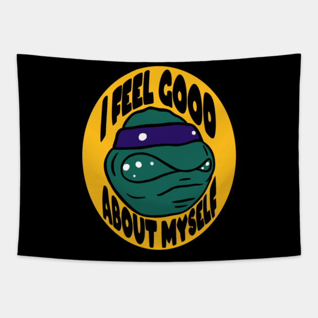 TMNT Self Affirmation Tapestry by The Adult Nerd