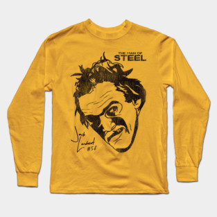 Jack Lambert 'The Man of Steel' Long Sleeve T-Shirt