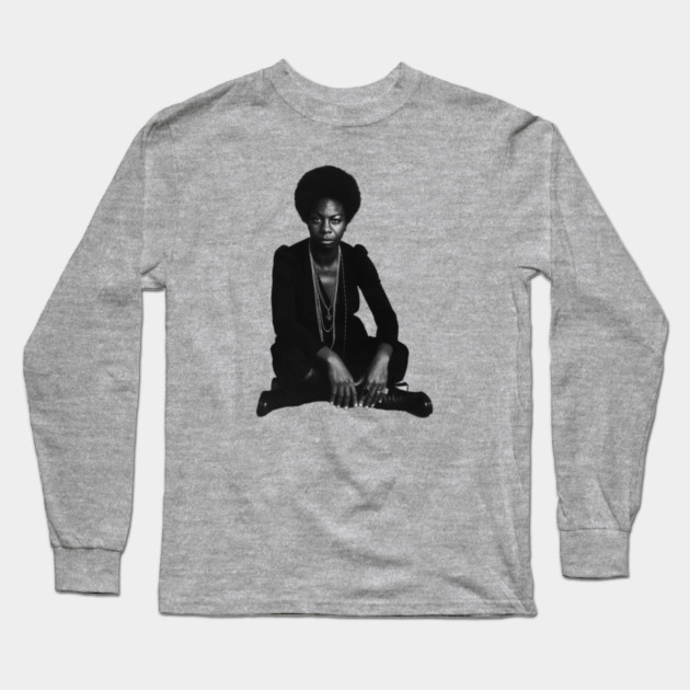 Nina Simone Long Sleeve T-Shirt by UrbanLifeApparel