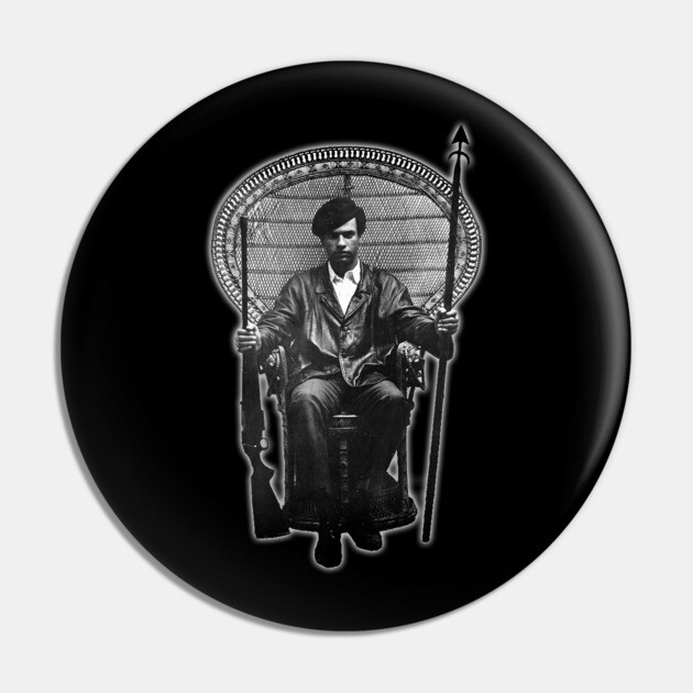 Huey Newton Pin by UrbanLifeApparel