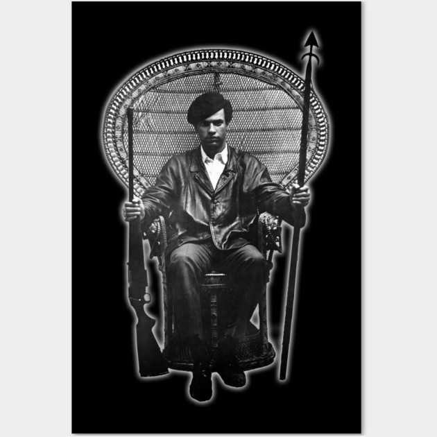Huey Newton Wall Art by UrbanLifeApparel