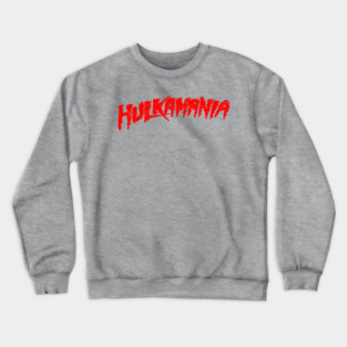 Hulkamania Red Retro Vintage Crewneck Sweatshirt