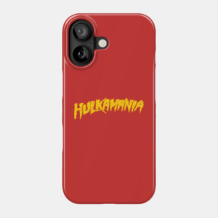 Hulkamania Yellow Retro Vintage Phone Case