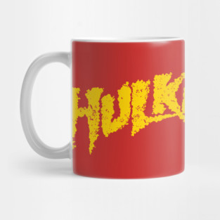 Hulkamania Yellow Retro Vintage Mug