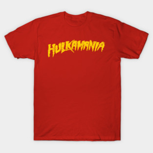 Hulkamania Yellow Retro Vintage T-Shirt