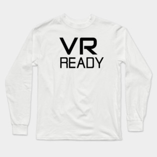 VR Ready Virtual Reality Logo Long Sleeve T-Shirt