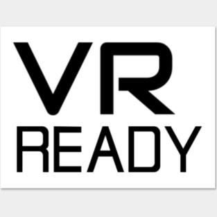 VR Ready Virtual Reality Logo Posters and Art