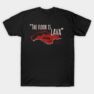 The Floor Is Lava Ancient Roman Dark Humor T-Shirt