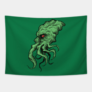 Cthulhu Head Tapestry