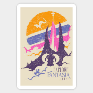 Explore Fantasia Sticker