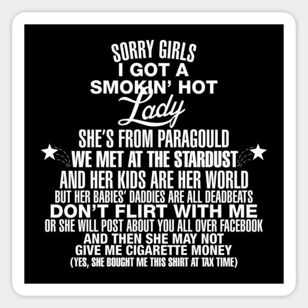 Sorry Paragould Girls Sticker by rt-shirts
