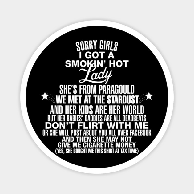 Sorry Paragould Girls Magnet by rt-shirts