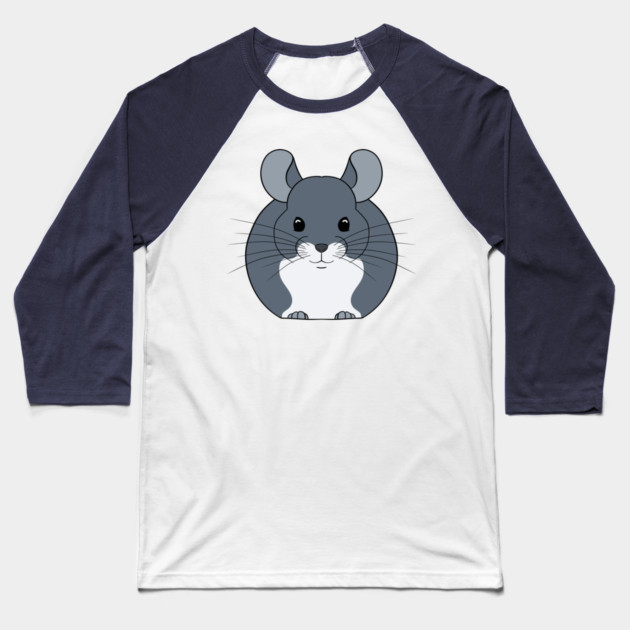Chinchilla Baseball T-Shirt by DeguArts