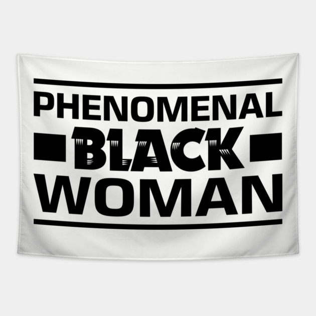 Phenomenal Black Woman Tapestry by UrbanLifeApparel