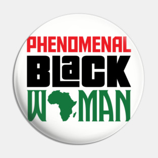 Phenomenal Black Woman Pin