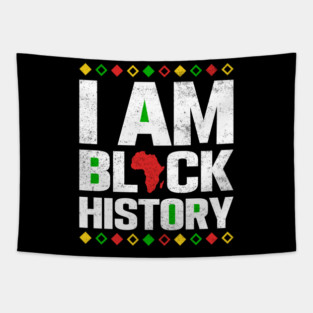I am black history Tapestry