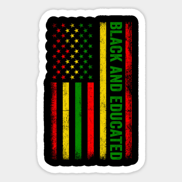 Black and Educated Magnet by UrbanLifeApparel