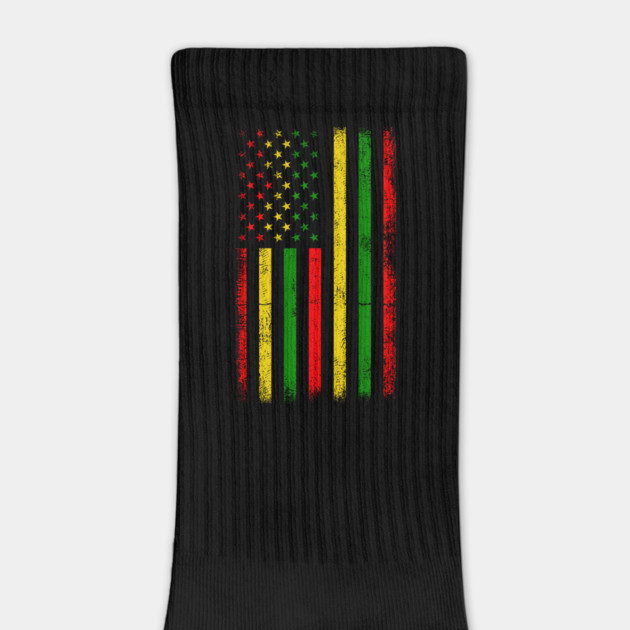 Black History Flag, American Flag by UrbanLifeApparel