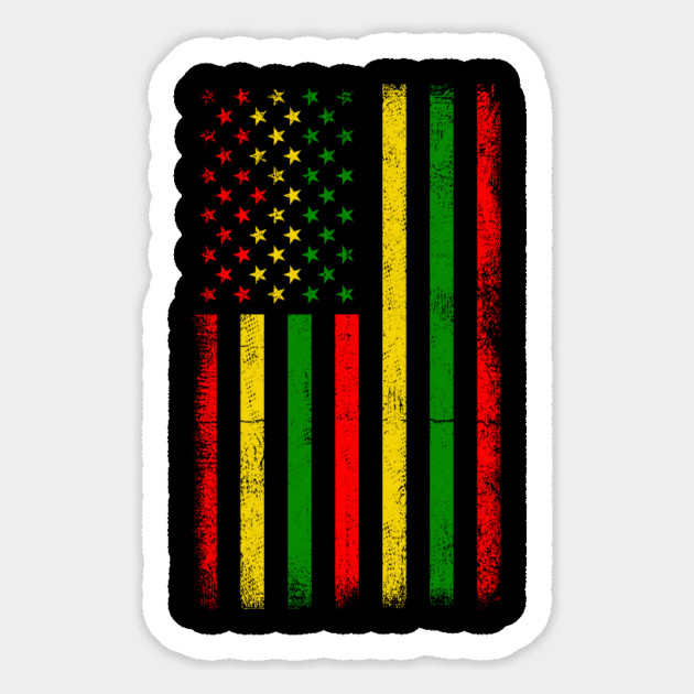 Black History Flag, American Flag Magnet by UrbanLifeApparel
