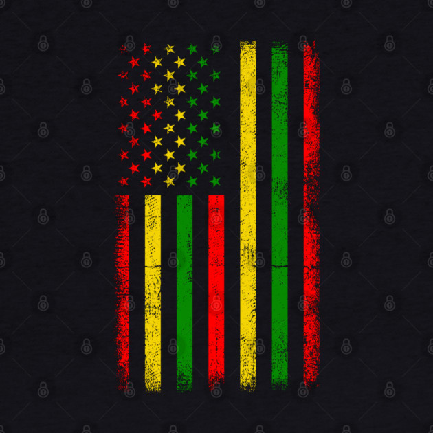 Black History Flag, American Flag by UrbanLifeApparel