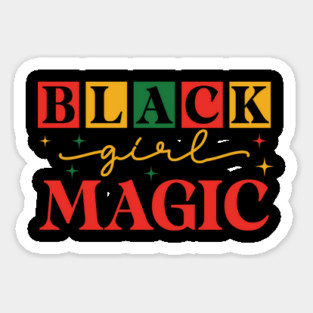 Black Girl Magic Sticker