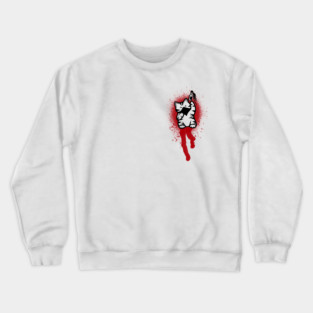 Maneki Neko Blood Stain Crewneck Sweatshirt