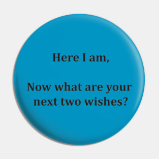 Two More Wishes Tee Pin