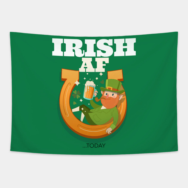 Irish AF...today Tapestry by MCAL Tees