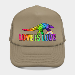 Love is love says the pangolin Hat