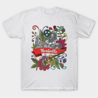 Nashville - Bird - Skyline T-Shirt