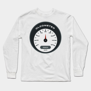 80th birthday oldometer Long Sleeve T-Shirt