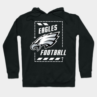 EAGLES FOOTBALL white Hoodie