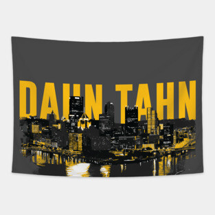 Dahn Tahn Pittsburgh Skyline Tapestry