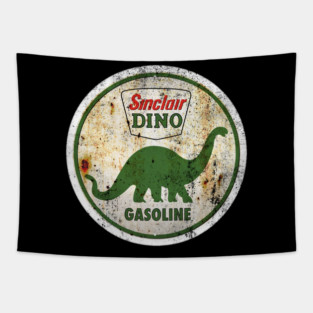 Sinclair Dino Gasoline Sign Tapestry