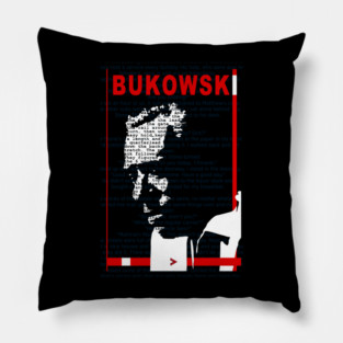 Charles Bukowski Pillow