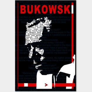 Charles Bukowski Posters and Art